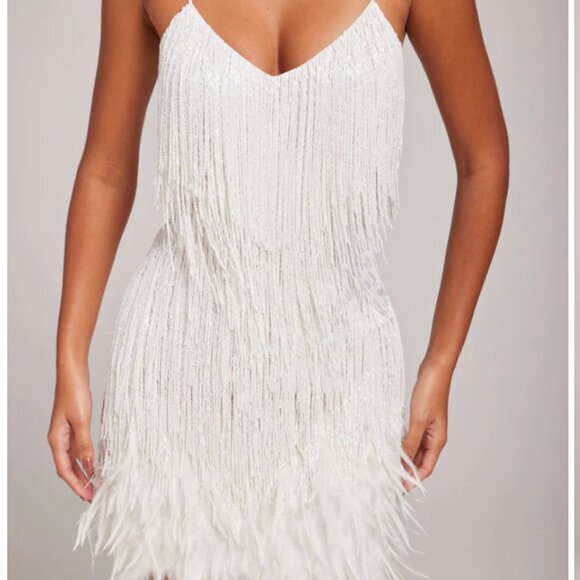 Nadine Merabie Lottie White Dress - Picture 3 of 7